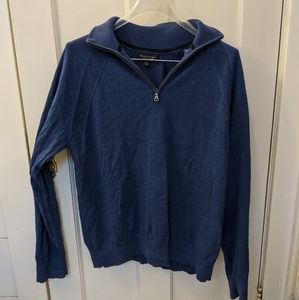 Banana Republic Blue Pullover Cotton Cashmere L